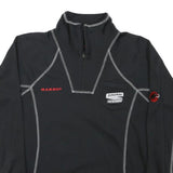 MAMMUT Womens Black Polyester Blend Pullover XS Outdoor Hiking Sweatshirt