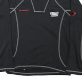 MAMMUT Womens Black Polyester Blend Pullover XS Outdoor Hiking Sweatshirt