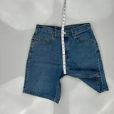 Levis Denim Shorts - 33W 9L Blue Denim