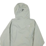 THE NORTH FACE Womens Grey Outdoor Jacket L Polyester Blend Zip Hooded Plain