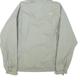 THE NORTH FACE Womens Grey Outdoor Jacket L Polyester Blend Zip Hooded Plain