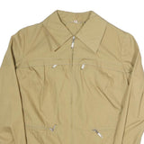 KING LOUIE PRO FIT Mens Beige Zip Jacket M Polyester Blend Casual Outerwear