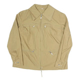 KING LOUIE PRO FIT Mens Beige Zip Jacket M Polyester Blend Casual Outerwear