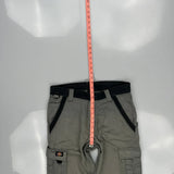 Workwear Dickies Double Knee Cargo Trousers - 32W 29L Black Cotton Blend