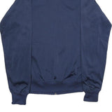 NIKE Mens Navy Blue Sports Zip Track Jacket L Polyester Plain