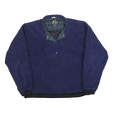 SUN ICE Mens Blue Plain Pullover Jumper Crew Neck Basic Knit L Polyester