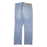 LEVI'S 501 Mens Jeans Blue Regular Straight Denim Light W32 L30 Classic Fit