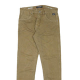JACK & JONES Mens Slim Fit Workwear Beige Cotton Blend Twill W31 L30 Work Jeans
