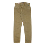 JACK & JONES Mens Slim Fit Workwear Beige Cotton Blend Twill W31 L30 Work Jeans