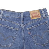LEVI'S Womens Shorts Blue Denim Casual Cut-Off XS W25 Distressed