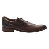 ANDRE Derby Shoes Brown Leather Mens UK 9