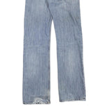 CARHARTT Mens Jeans Blue Regular Straight Denim Light W30 L33 Zip Cotton Blend