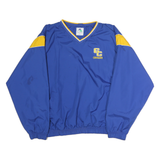 AUGUSTA Mens Blue & Yellow Cougars V-Neck XL Pullover Sweatshirt Lightweight