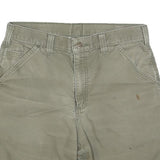 CARHARTT Mens Shorts Beige Classic M W32 Cotton Blend Workwear Utility