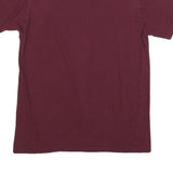 HARD ROCK CAFE Mens Maroon Kraków Graphic T-Shirt S Short Sleeve Crew Neck