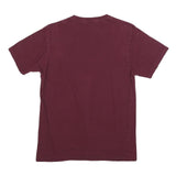 HARD ROCK CAFE Mens Maroon Kraków Graphic T-Shirt S Short Sleeve Crew Neck