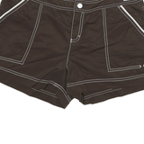 NAUTICA Womens Shorts Brown Casual Plain M W32 Lightweight Summer Wear