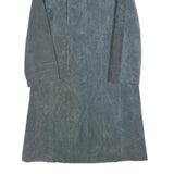 DELHER ALBERS Womens Blue Jacket S Polyester Plain Button Closure Stylish