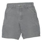 CARHARTT Mens Shorts Grey Casual Cotton Blend M W34 Workwear Heavy Duty