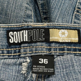 Hip Hop Southpole Jeans - 34W 31L Blue Denim