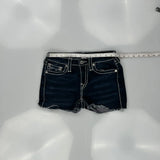 True Religion Denim Shorts - 28W US 0 Dark Wash Denim