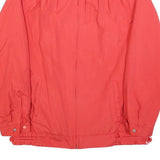 Womens Red Lightweight Plain Jacket S Polyester Blend Zip Closure