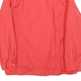 Womens Red Lightweight Plain Jacket S Polyester Blend Zip Closure