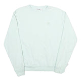 FILA Womens Light Green Cotton Blend Crew Neck Sweatshirt L Casual Pullover