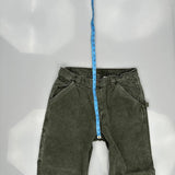 Unbranded Cord Pants - 31″ Waist Green Cotton