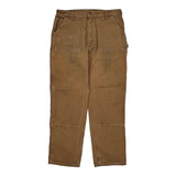 Carhartt Double Knee Carpenter Pants - 36W 34L Brown Cotton