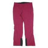 SALOMON Womens Polyester Blend Pink & Black Outdoor Trousers W38 L32 Regular Fit
