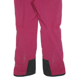 SALOMON Womens Polyester Blend Pink & Black Outdoor Trousers W38 L32 Regular Fit