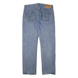 LEVI'S 501 Mens Jeans Blue Regular Straight Denim Medium W34 L31 Classic Cotton