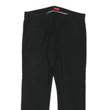 GUESS Mens Black Regular Fit Straight Denim Jeans W38 L30 Classic Style