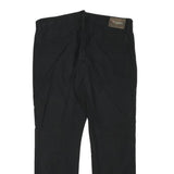 GUESS Mens Black Regular Fit Straight Denim Jeans W38 L30 Classic Style