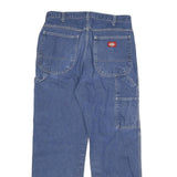 DICKIES Mens Jeans Blue Regular Straight Denim Medium W30 L29 Workwear
