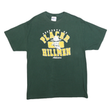 HANES Mens Green Placer Hillmen Graphic T-Shirt L Short Sleeve Crew Neck Cotton