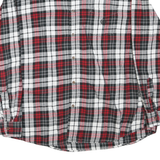 CHAPS Mens Red & Black Check Shirt XL Casual Cotton Long Sleeve Button Down