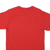 CHAMPION Mens Red Graphic T-Shirt M Short Sleeve Crew Neck Classic Cotton Blend