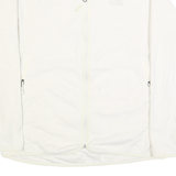 THE NORTH FACE Womens White Fleece Jacket M Zip Outdoor Warm Casual