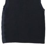 BARBOUR INTERNATIONAL Mens Navy Blue Quilted Button Jacket S Polyester Blend