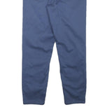 CALVIN KLEIN Womens Cotton Blend Blue Slim Skinny Trousers W29 L25 Stylish Fit