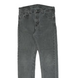 LEVI'S Mens Jeans Grey Regular Straight Denim W32 L29 Classic Cotton Zip