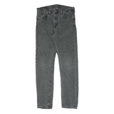 LEVI'S Mens Jeans Grey Regular Straight Denim W32 L29 Classic Cotton Zip