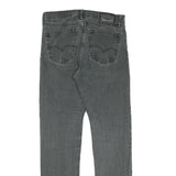 LEVI'S Mens Jeans Grey Regular Straight Denim W32 L29 Classic Cotton Zip