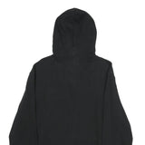 FILA Mens Black Hoodie M Cotton Blend Pullover Logo Print Casual