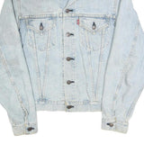 LEVI'S Mens Blue Denim Button Jacket M Cotton Classic Retro