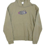 ADIDAS Womens Green ¼ Zip Hoodie S Cotton Blend Casual