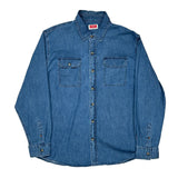 Wrangler Shirt - XL Light Wash Denim