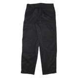 KJB Mens Polyester Blend Black Relaxed Fit Straight Trousers W32 L31 Comfortable